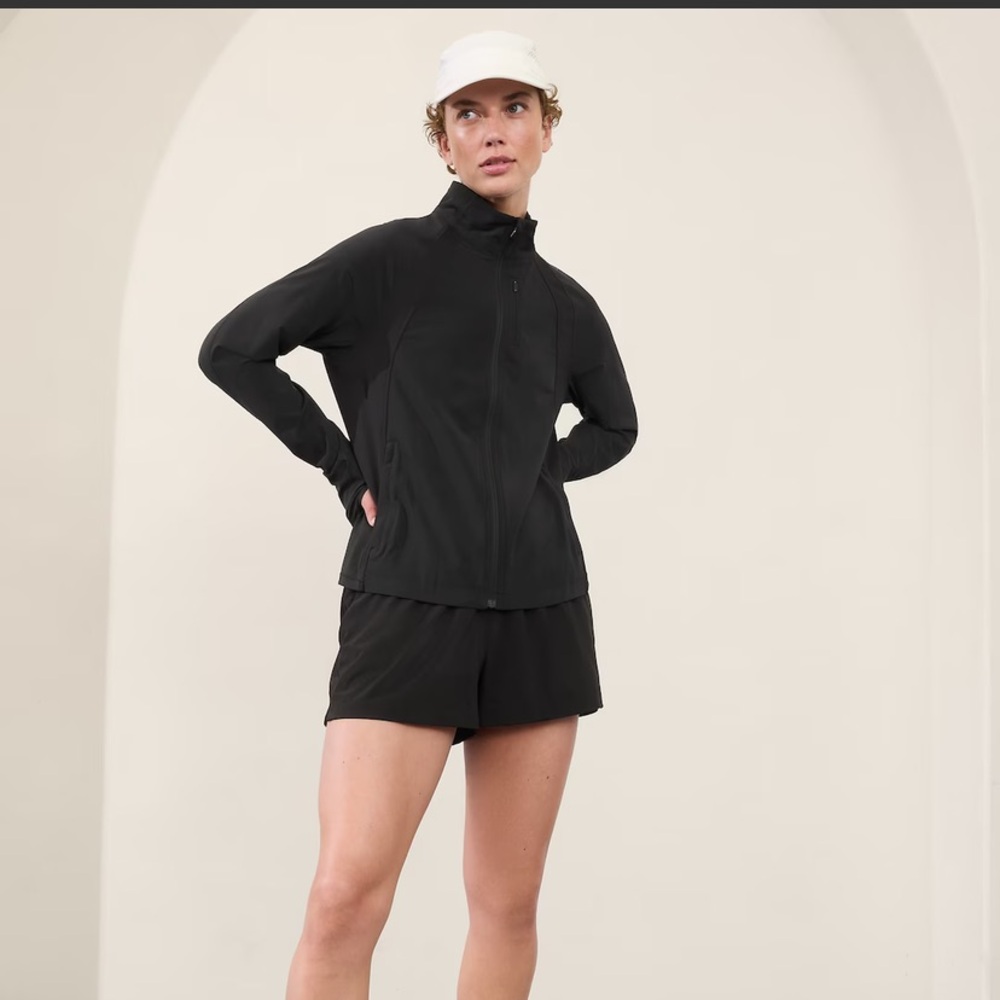 Athleta Run With It best-selling jacket, new, NBW Large
